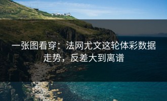 一张图看穿：法网尤文这轮体彩数据走势，反差大到离谱