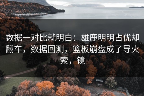 数据一对比就明白：雄鹿明明占优却翻车，数据回测，篮板崩盘成了导火索，镜