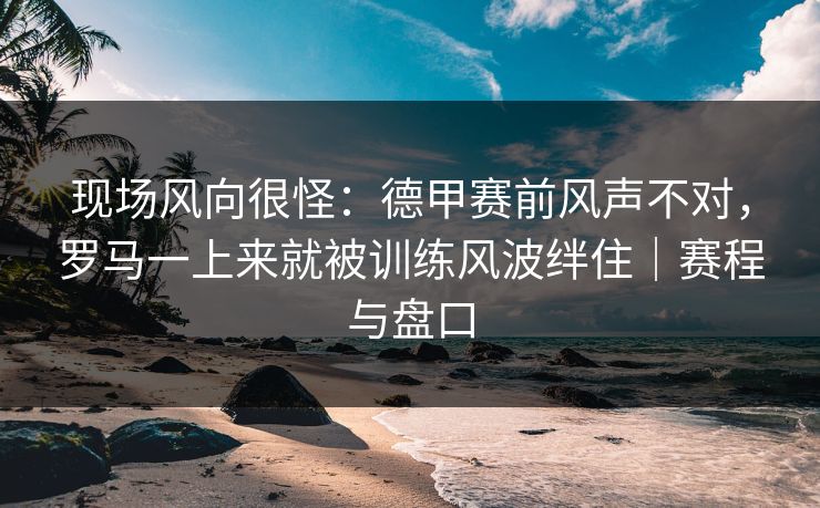 现场风向很怪：德甲赛前风声不对，罗马一上来就被训练风波绊住｜赛程与盘口